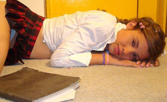 Little Liana - This cute exploited teenager gets caught by boyfriends camera.