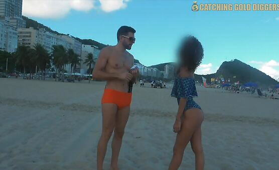 Skinny Brazilian Teen Gets Fucked After A Beach Interview